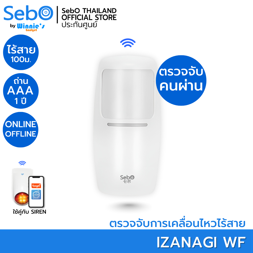 สมาร์ทกันขโมยตรวจคนผ่านระบบไร้สาย SebO IZANAGI WF_11